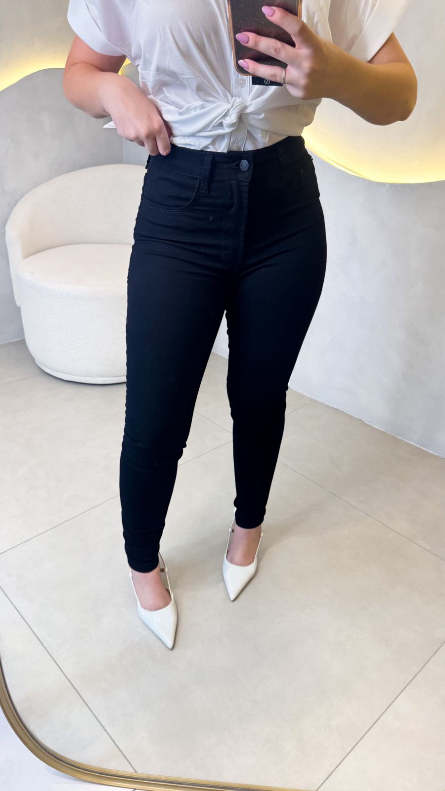 Calça Skinny- Black