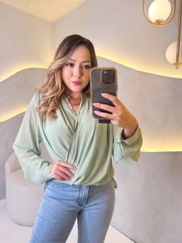Blusa Lorena- Verde Menta