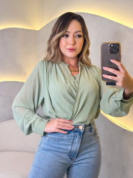 Blusa Lorena- Verde Menta