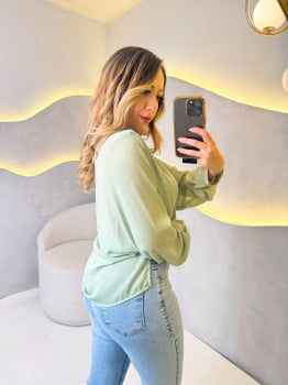 Blusa Lorena- Verde Menta