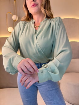 Blusa Lorena- Verde Menta