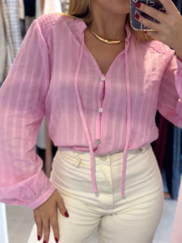 Camisa Kalista- Rosa