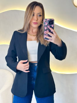 Blazer Barcelona -Preto Blazer Barcelona -Preto