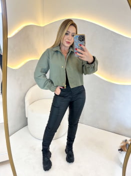 Jaqueta Cassandra Verde Militar