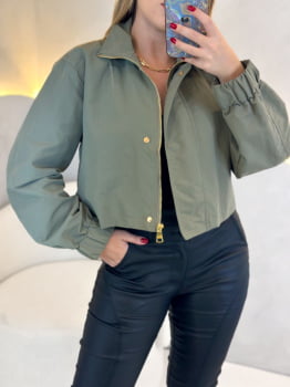 Jaqueta Cassandra Verde Militar