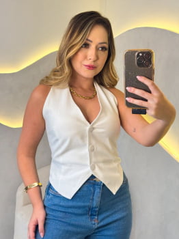 Colete Paulina- Branco