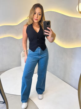 Colete Paulina- Preto