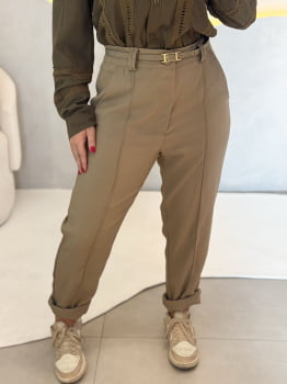 Calça Ayla Nude Escura