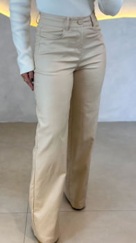 Calça Manu Resinada Nude