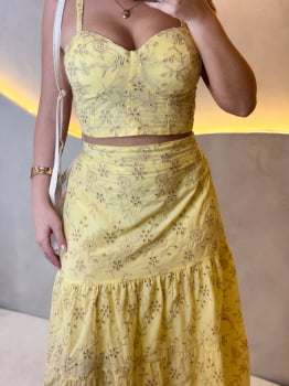 Conjunto Florence- Amarelo