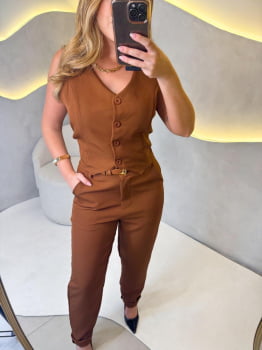 Conjunto Mariana- Marrom