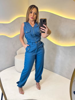 Conjunto Tabata- Azul Jeans Conjunto Tabata- Azul Jeans