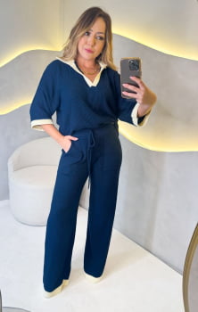 Conjunto Taylor- Azul Marinho/ OFF