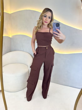 Conjunto Wendy- Marrom