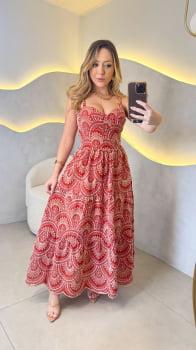 Vestido Laurence- Terracota