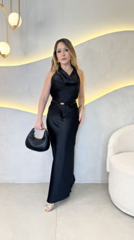 Vestido Mansur- Preto