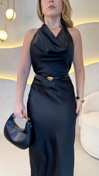 Vestido Mansur- Preto