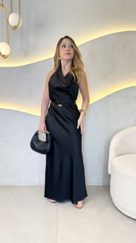 Vestido Mansur- Preto
