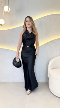 Vestido Mansur- Preto